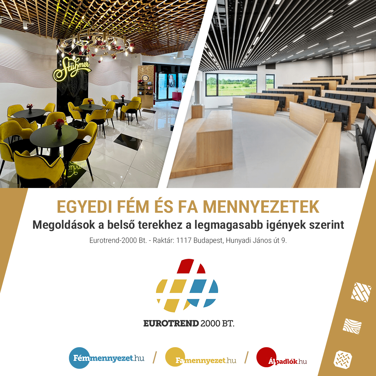 Fémmenyezet listing