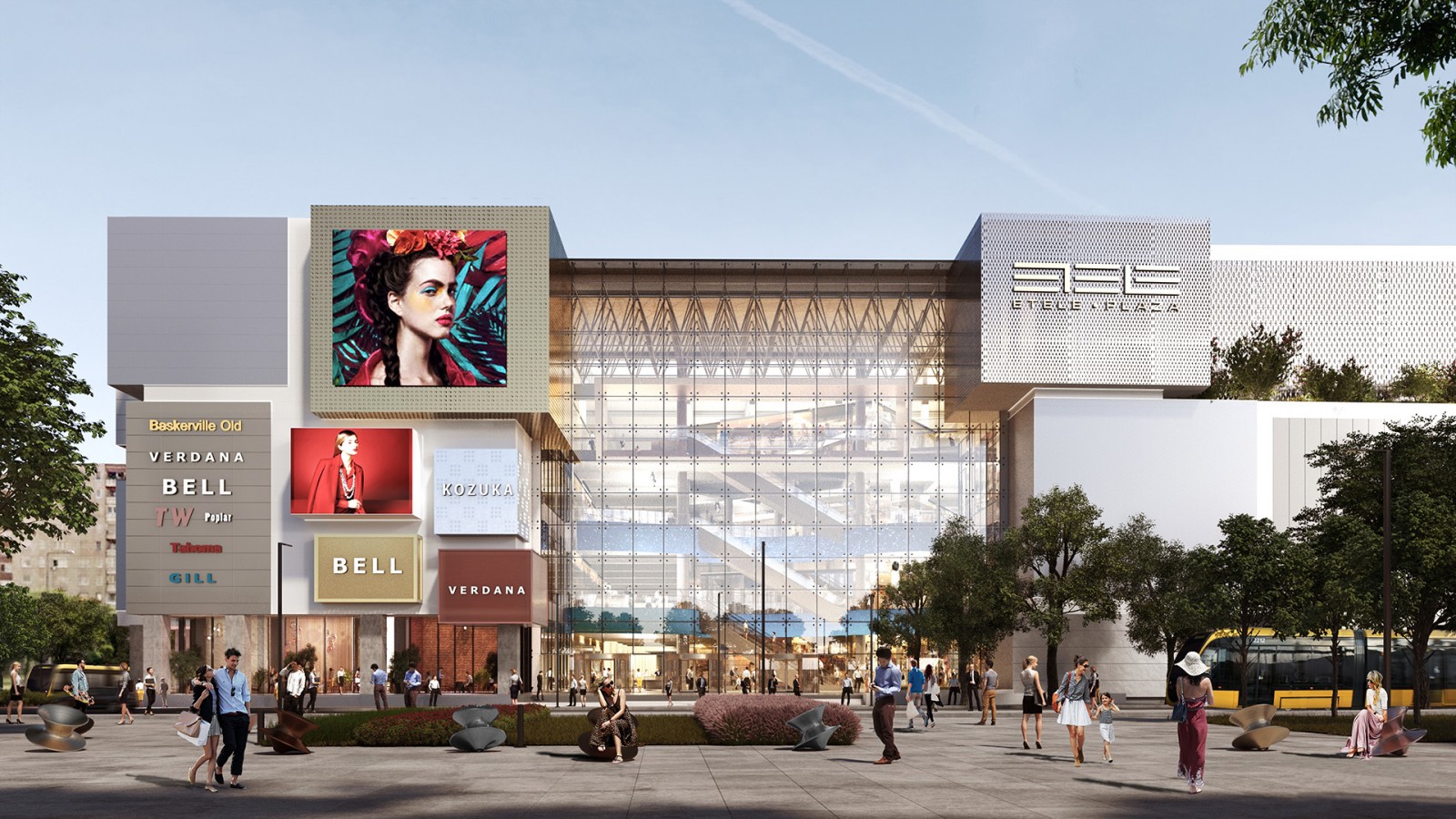 Etele Plaza bevásárló- és szórakoztatóközpont by Futureal Group