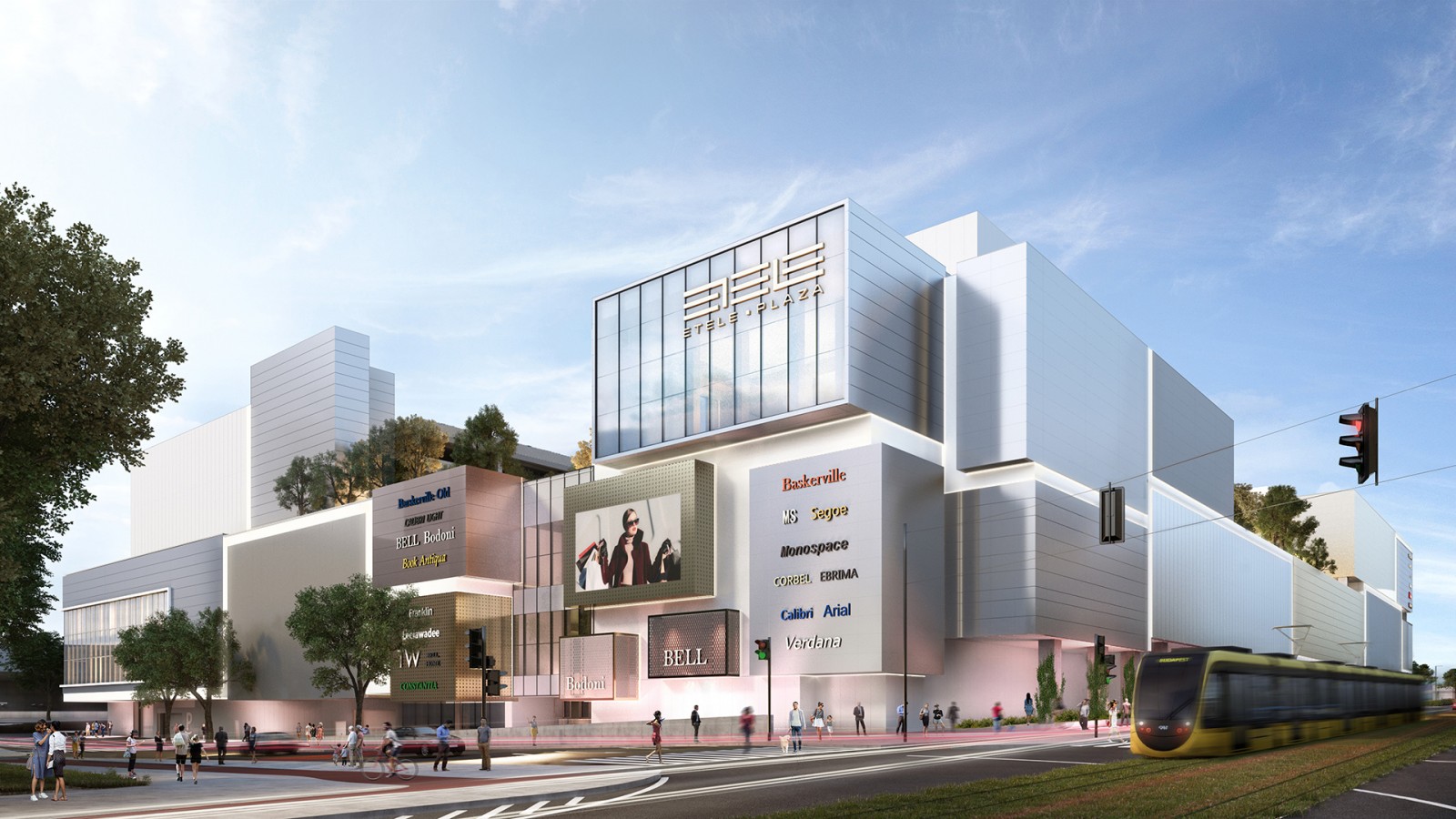 Etele Plaza bevásárló- és szórakoztatóközpont by Futureal Group